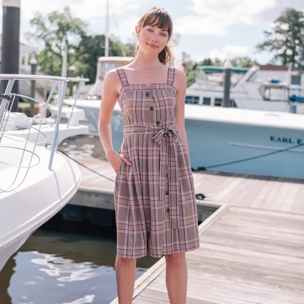 Gal Meets Glam Madison Plaid Dress